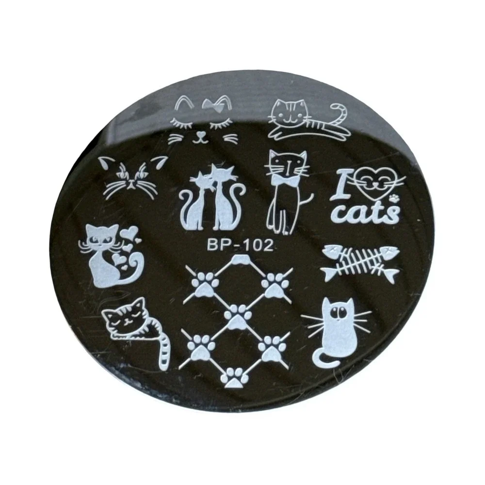 Born Pretty Nail Art Stamping Plate Bundle 10pc Floral Lace Christmas Cat BP BPL